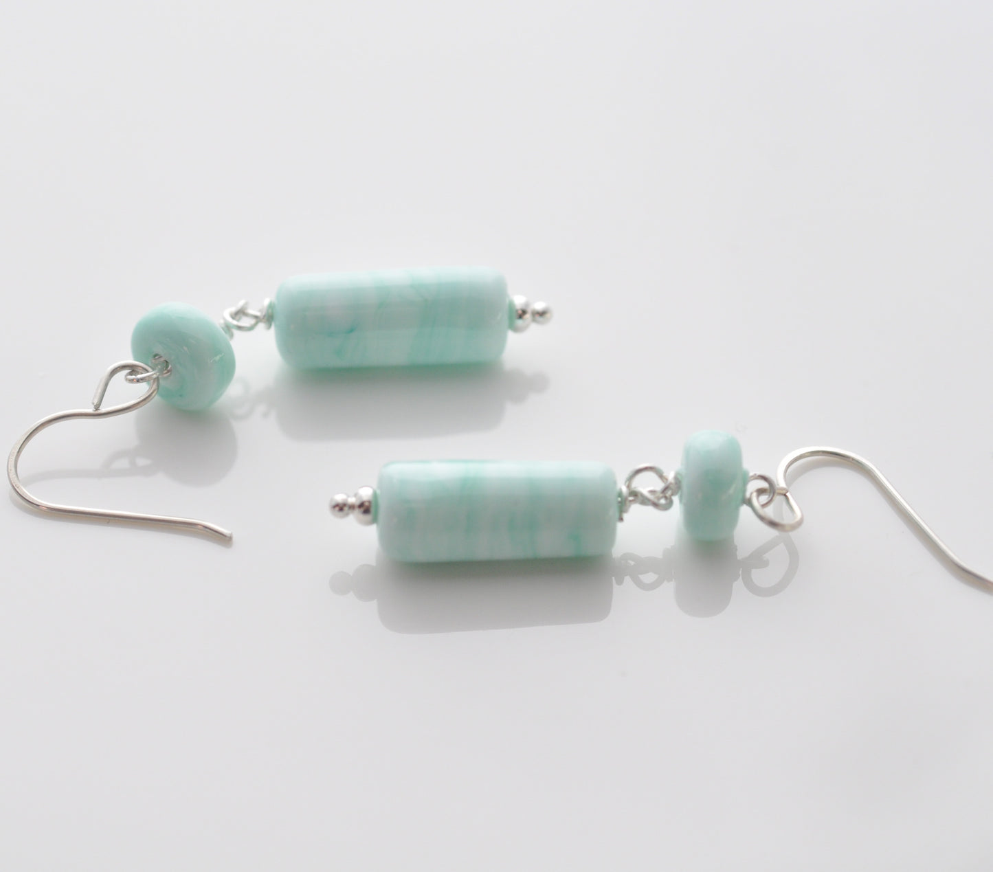Earrings: Tube and barrel
