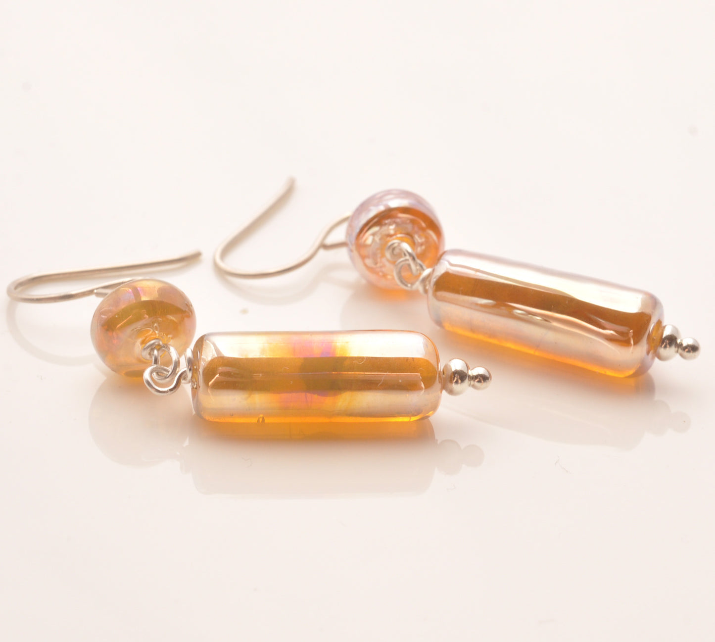 Earrings: Tube and barrel