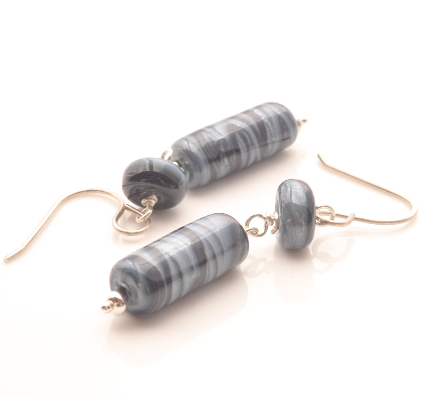 Earrings: Tube and barrel