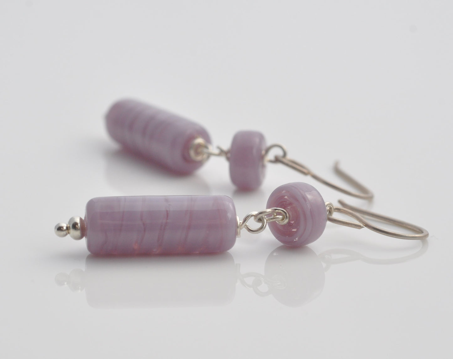 Earrings: Tube and barrel