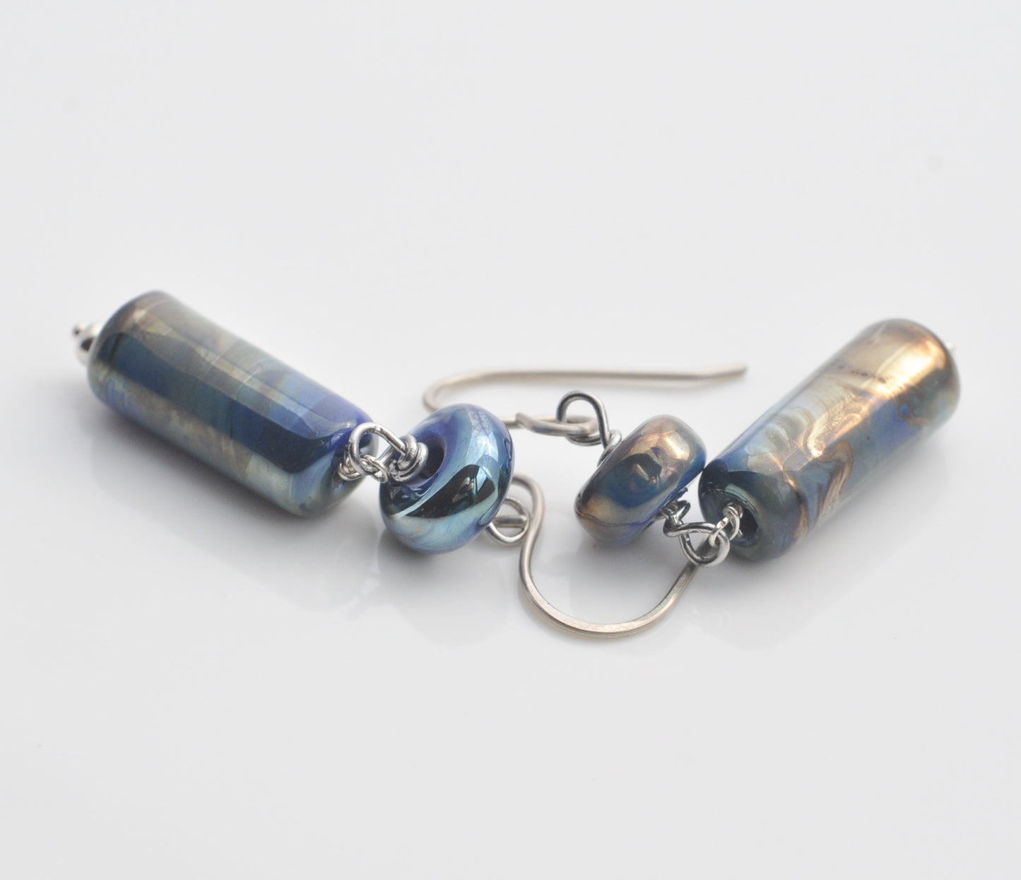 Earrings: Tube and barrel