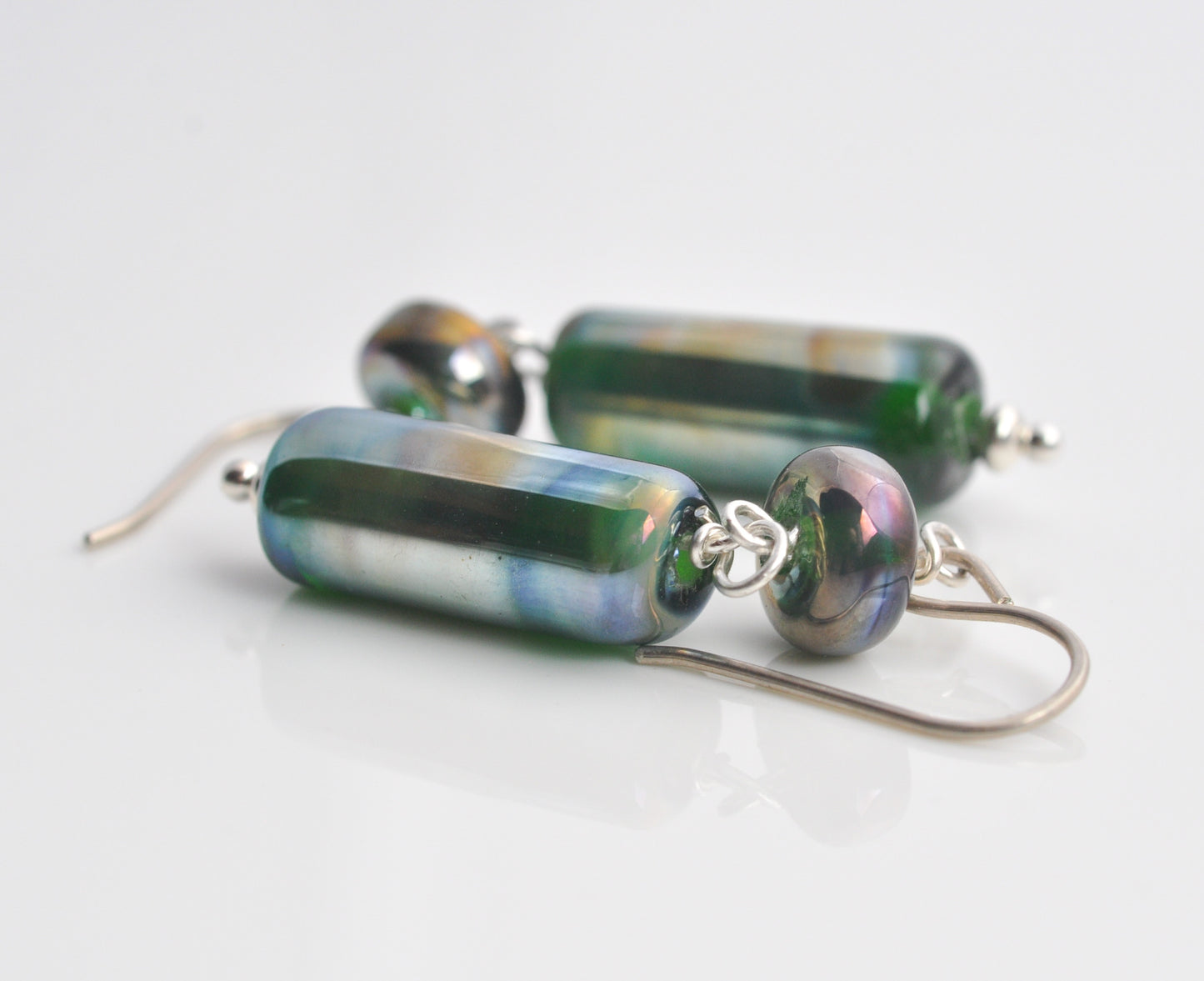 Earrings: Tube and barrel