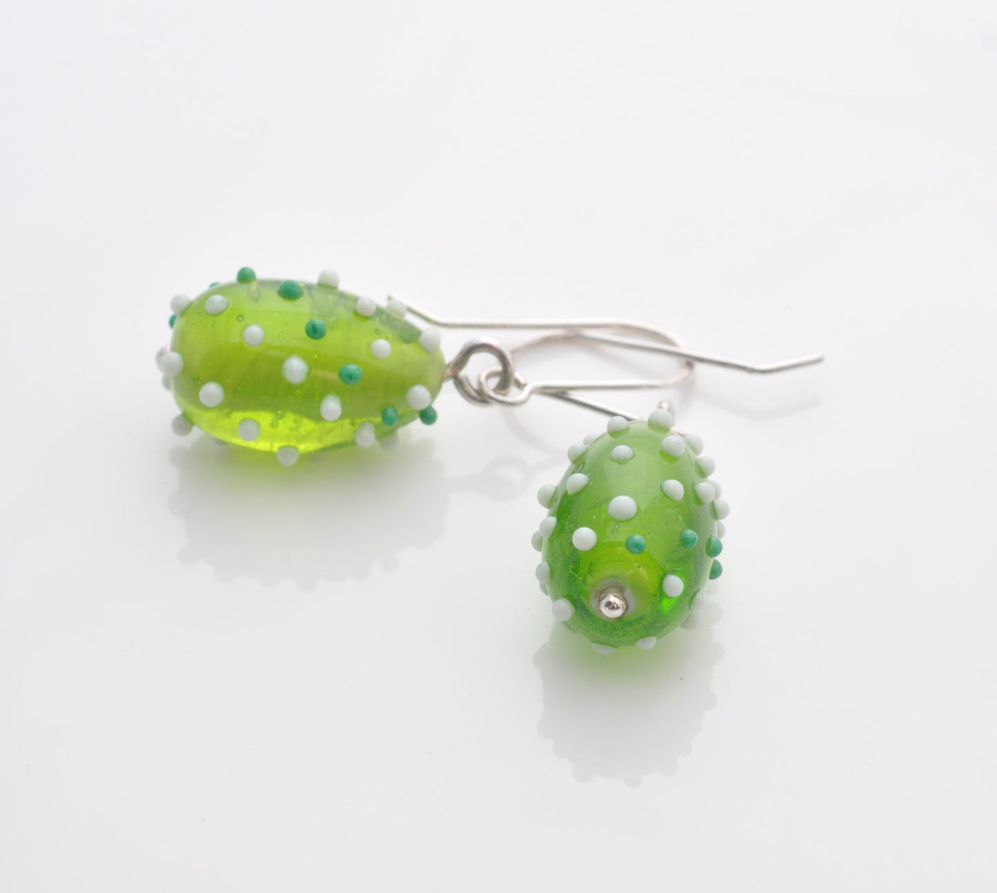 Earrings: Green Dalek