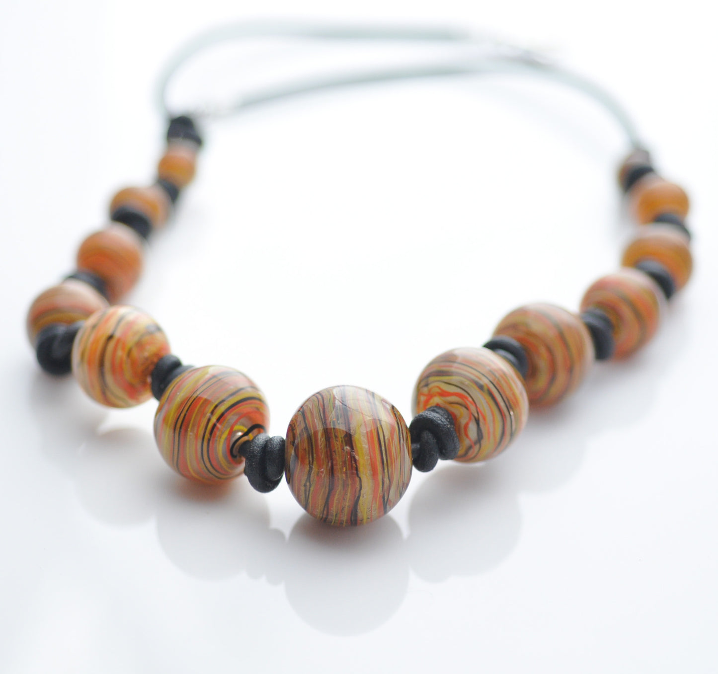Graduated Necklace (Knotted) - Ocelot