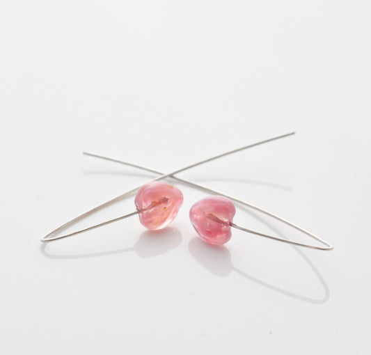 Earrings: Large hook (hearts)