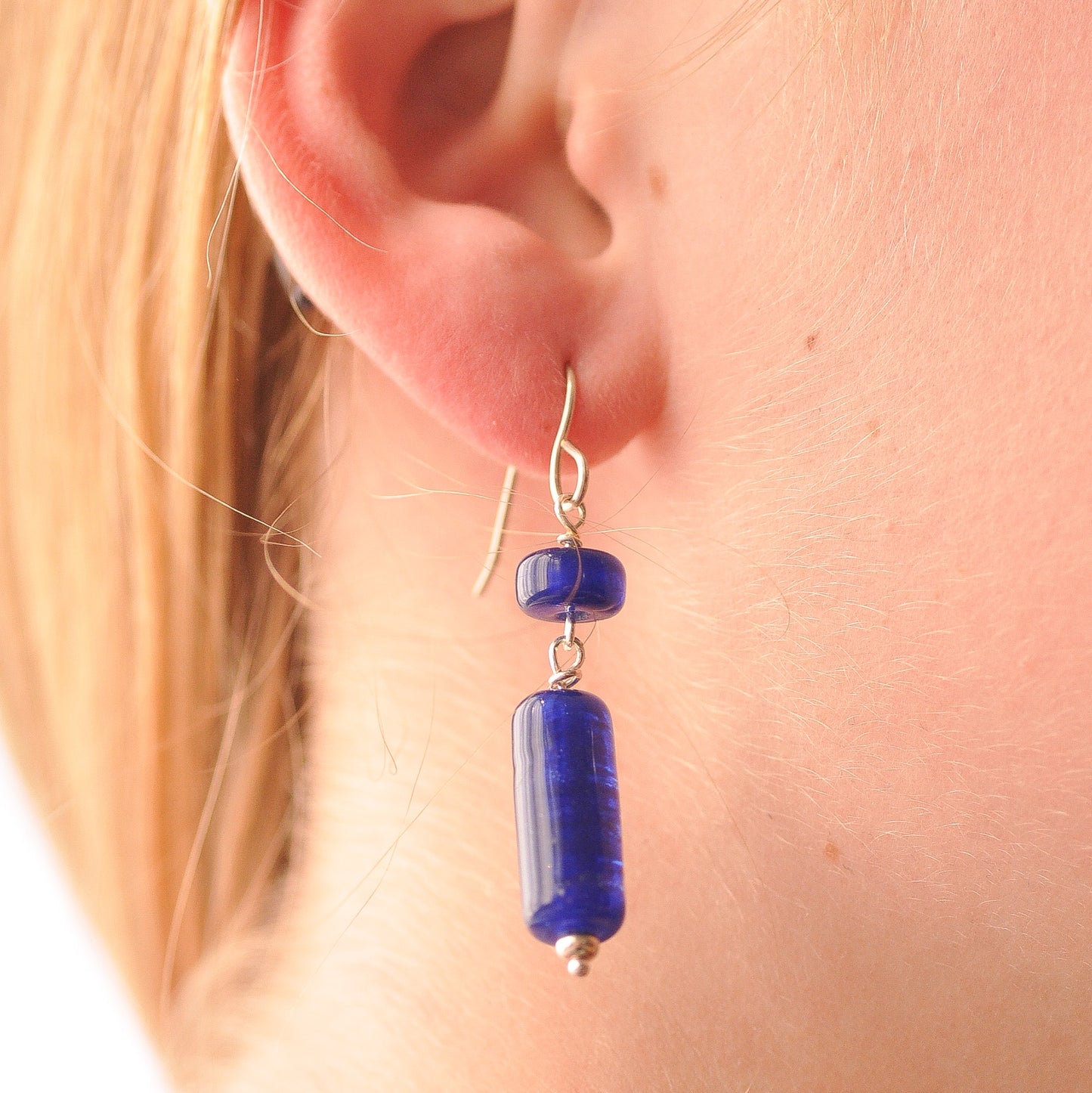 Earrings: Tube and barrel