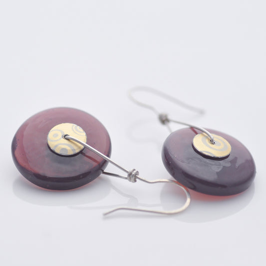 Disk Earrings